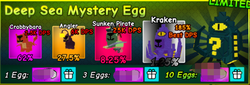 Capybaras VS Plants Shop Deep Sea Mystery Egg×3