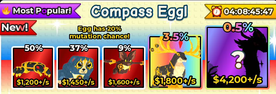Catch And Tame Shop Compass Egg x10