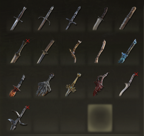 Elden Ring Items XBOX All Melee Weapons