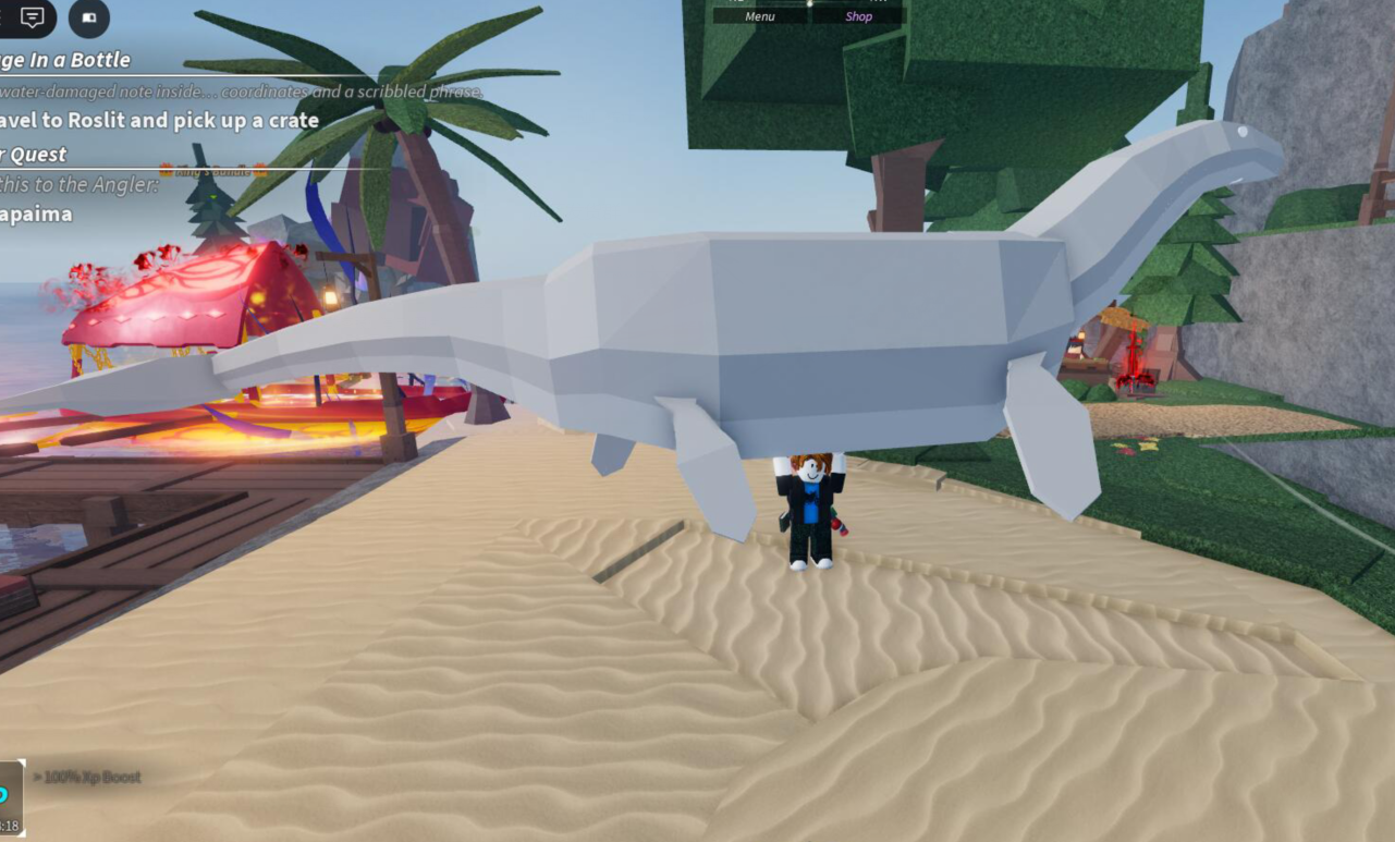 Fisch All Server Albino Nessie