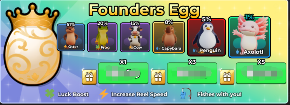 Fish It Shop 5  Founders Eggs