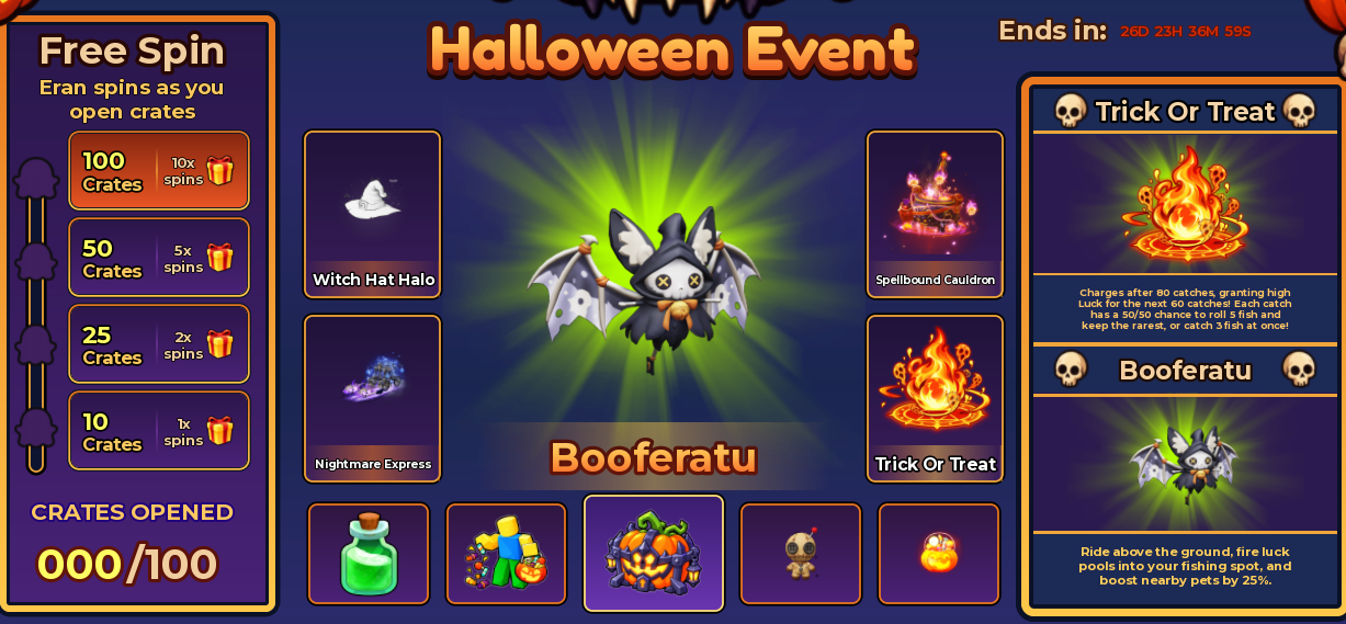 Fish It Shop 5 Halloween Spins