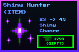 Five Nights TD All Server Shiny Hunter (Item)