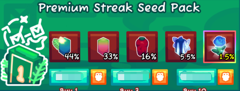 Garden Horizons Shop Premium Streak Seed Pack*1