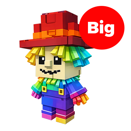 Grow a Garden 2 Shop Big Rainbow Scarecrow
