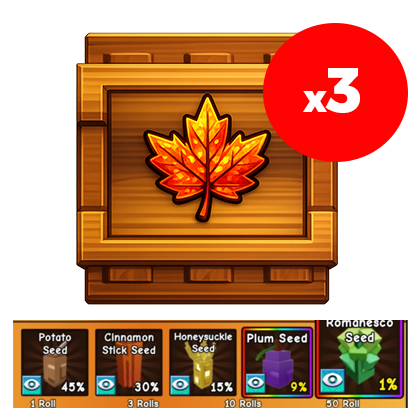 Grow a Garden 2 Shop Harvest Pack*3