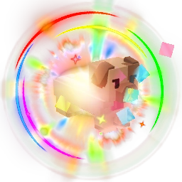 Grow a Garden Items Gigantic Rainbow Hotdog Daschund (HUGE) (281.29KG Age 500)