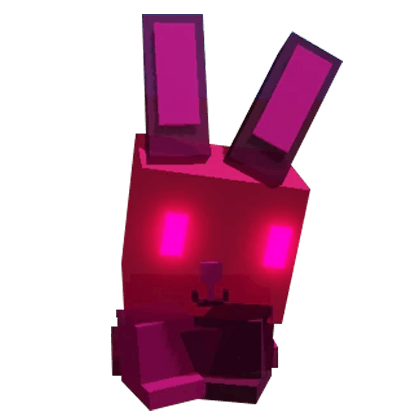 Grow a Garden Items Nightmare Pink Bunny (HUGE) (60-62KG Age 100)