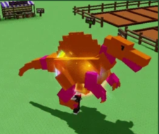Grow a Garden Items All Server Rainbow Spinosaurus