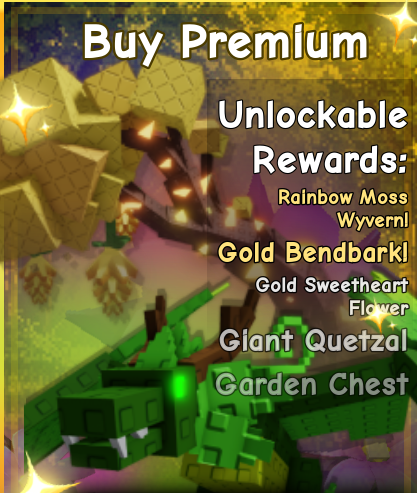Grow a Garden Items Season 6 Premium Pass(just premium,dont have cliam )