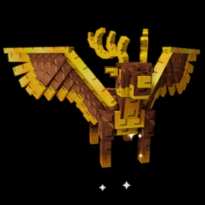 Grow a Garden Items Venom Gilded Choc Peryton  (HUGE) (280-290KG Age 500)