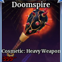 Iron Soul: Dungeon Shop Cosmetic:Heavy Weapon（Doomspire）
