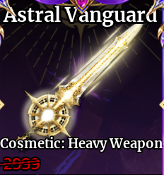 Iron Soul: Dungeon Shop Cosmetic: Heavy Weapon（Astral Vangard）