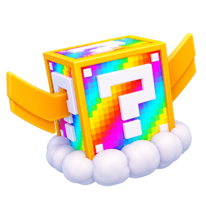 Kick a Lucky Block Shop Rainbow Lucky Block *1