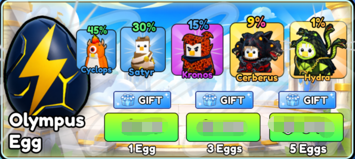 Knockout Shop 1 Olympus Egg