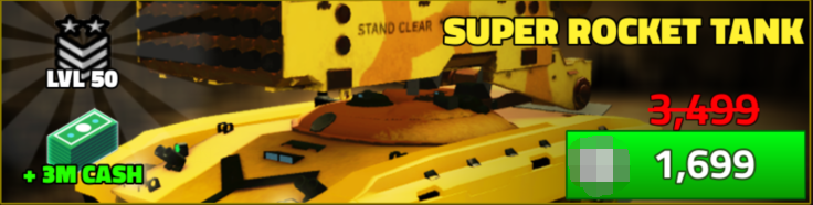 Military Tycoon All Server Super Rocket Tank