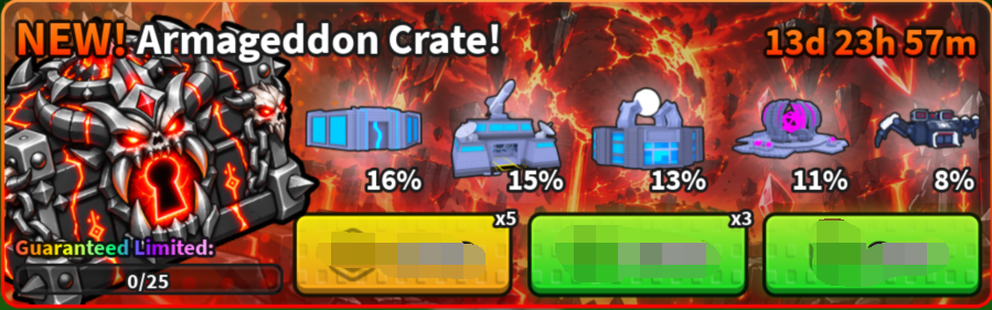 Mini War Shop Armageddon Crate×3