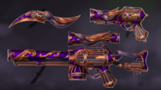 Murderers VS Sheriffs Duels Items Caged-Purple