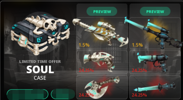 Murderers VS Sheriffs Duels Items SOUL Case ×3