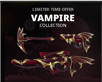 Murderers VS Sheriffs Duels Items Vampire Bundle-Dark