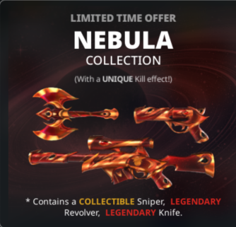 Murderers VS Sheriffs Duels Items All Server Nebula Bundle-Red