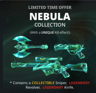 Murderers VS Sheriffs Duels Items All Server Nebula Bundle-Green
