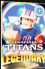 NFL Universe Football New NFL Legendary Pack  (5 items)