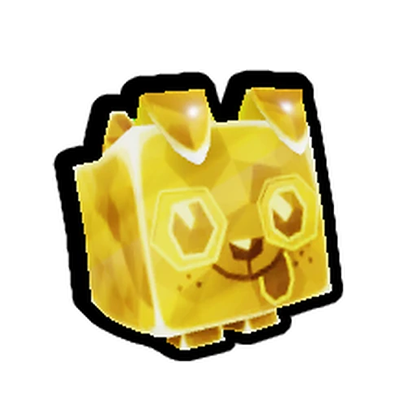 Pet Simulator X All Server Huge Crystal Dog(Golden)