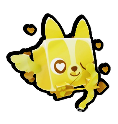Pet Simulator X All Server Huge Cupid Corgi(Golden)