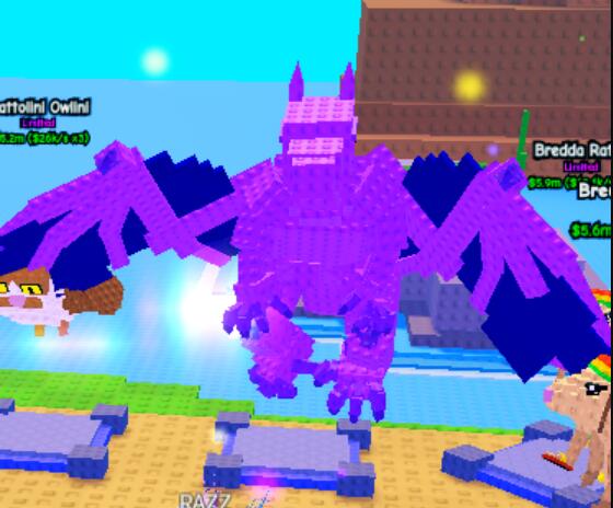 Plants vs Brainrots Shop All Server Rainbow Dragon Cannelloni