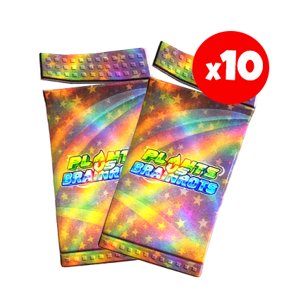 Plants vs Brainrots Shop Shiny Card Pack*10