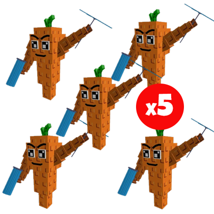 Plants vs Brainrots Shop x5 Mr Carrot (Plant)