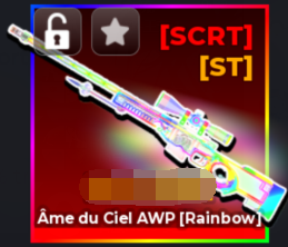 Sniper Arena Shop Ame du Ciel AWP(Rainbow)