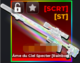 Sniper Arena Shop Ame du Ciel Specter(Rainbow)