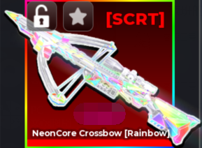 Sniper Arena Shop NeonCore Crossbow(Rainbow)