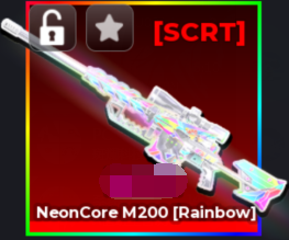 Sniper Arena Shop NeonCore M200(Rainbow)