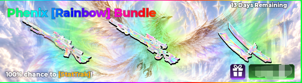 Sniper Arena Shop Phoenix[Rainbow]Bundle