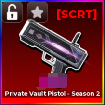 Sniper Arena Shop Private Vault Pistol-Season 2