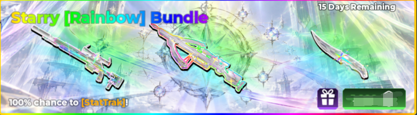 Sniper Arena Shop Starry (Rainbow) Bundle