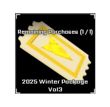 Sol's RNG Shop All Server 2025 Winter Package Vol3