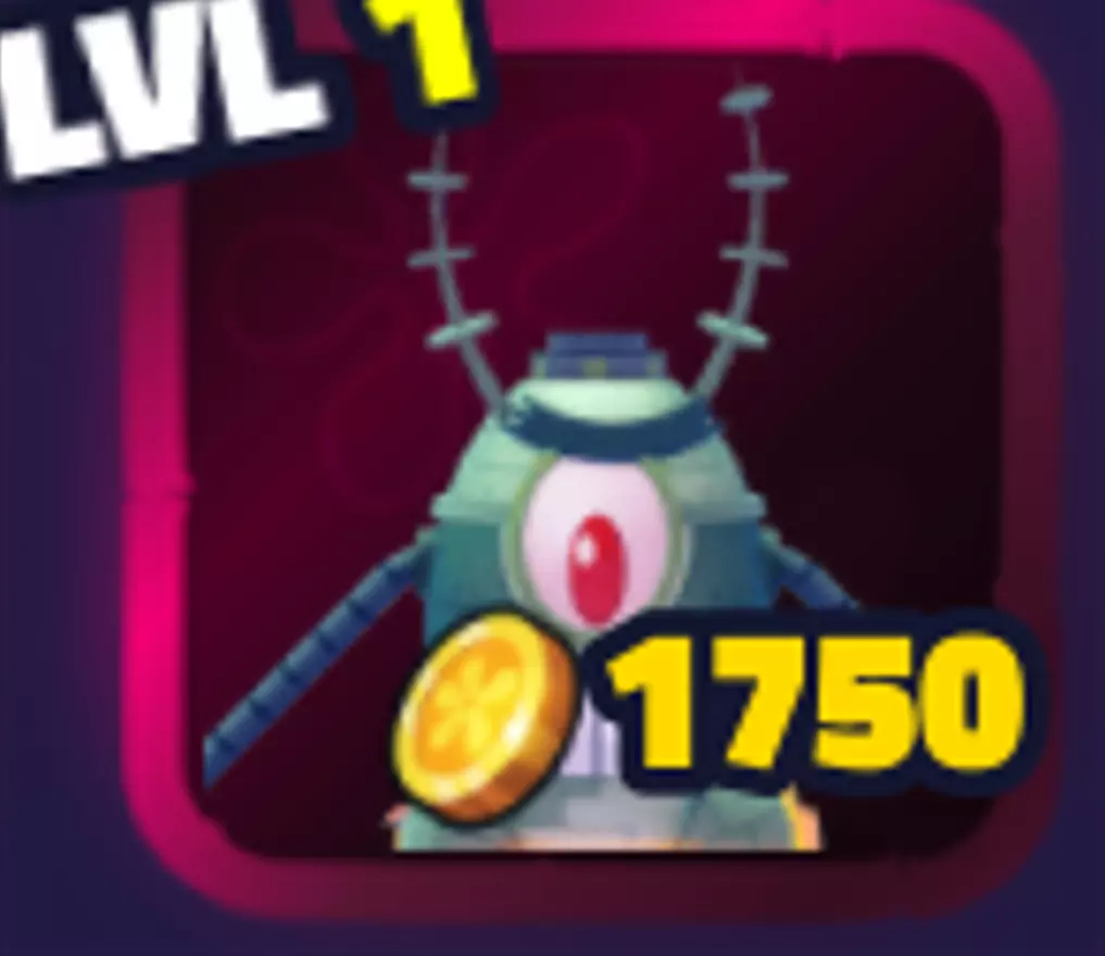SpongeBob Tower Defense Shop All Server Cyborg Plankton