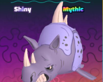 SpongeBob Tower Defense Shop All Server Sea Rhino (Shiny)