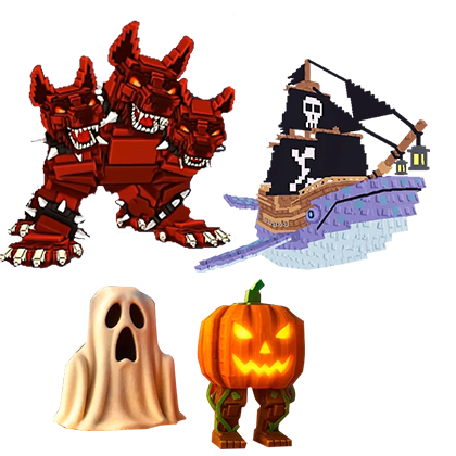 Steal a Brainrot Shop Cerberus ＋Spooky and Pumpky ＋Capitano Moby Bundle