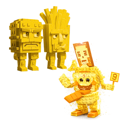 Steal a Brainrot Shop Gold Burguro And Fryuro + Gold La Secret Combinasion Bundle