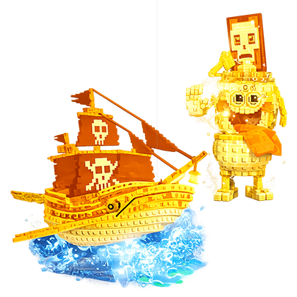 Steal a Brainrot Shop Gold Capitano Moby +　Gold La Secret Combinasion Bundle