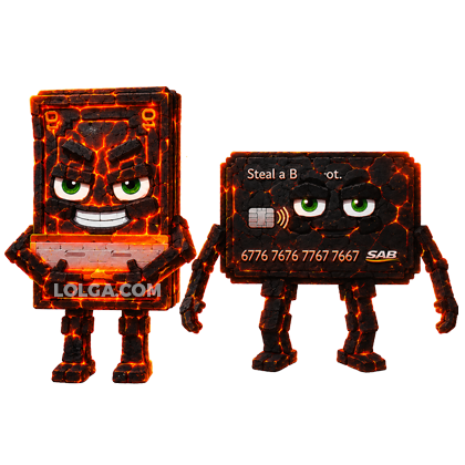 Steal a Brainrot Shop Lava Cash or Card