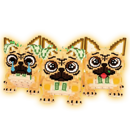 Steal a Brainrot Shop Los Puggies(Meowl traits)