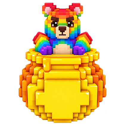 Steal a Brainrot Shop Rainbow Honey Honey Bear