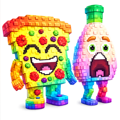 Steal a Brainrot Shop Rainbow Pizza and Ranch