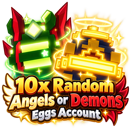 Steal An Egg Account 10x Random Angels or Demons Eggs Account